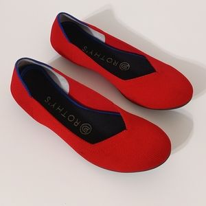 Rothy's Red Ballet Flat Size 6